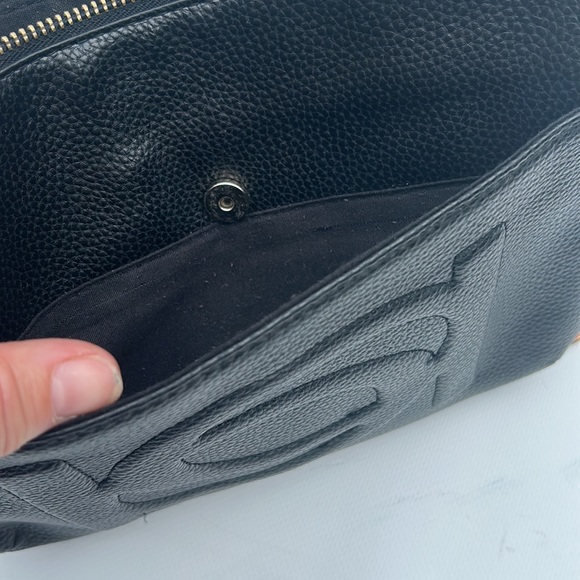 BEBE black Women’s Crossbody Bag Purse with chain - Picture 10 of 11